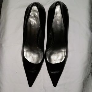 Women's Nine West Black Heels 8M